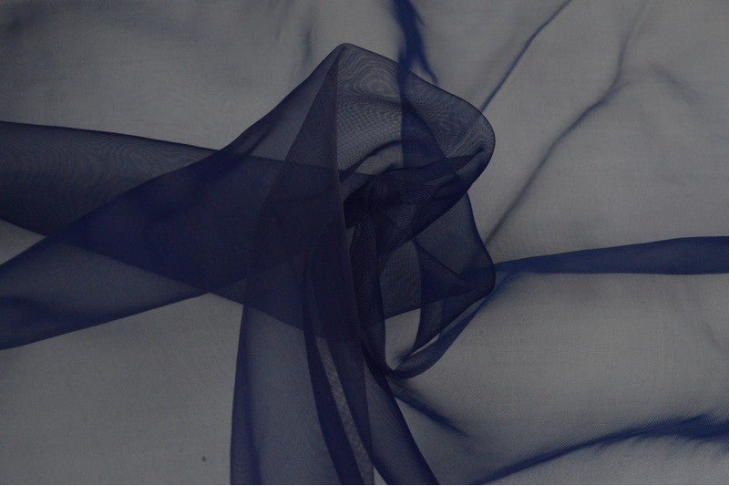 Organza - dark blue 25 g/m²