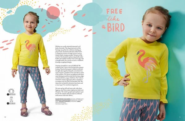 Zdjęcie magazynu z wykrojami odzieży dziecięcej OTTOBRE design Kids 4/2018 w języku angielskim – dostępnego online w sklepie Šarlotes audumi