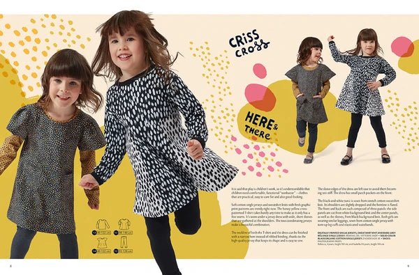 Zdjęcie magazynu z wykrojami odzieży dziecięcej OTTOBRE design Kids 4/2018 w języku angielskim – dostępnego online w sklepie Šarlotes audumi