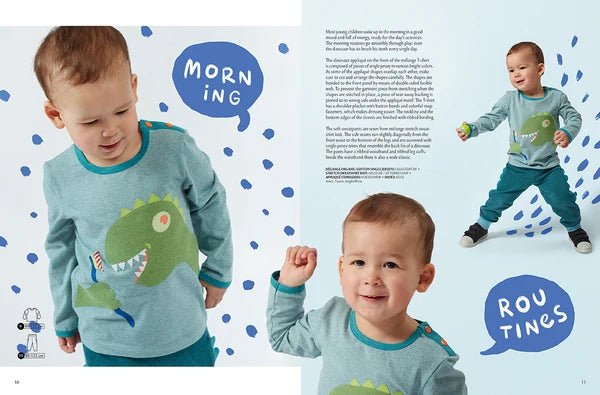 Zdjęcie magazynu z wykrojami odzieży dziecięcej OTTOBRE design Kids 4/2018 w języku angielskim – dostępnego online w sklepie Šarlotes audumi