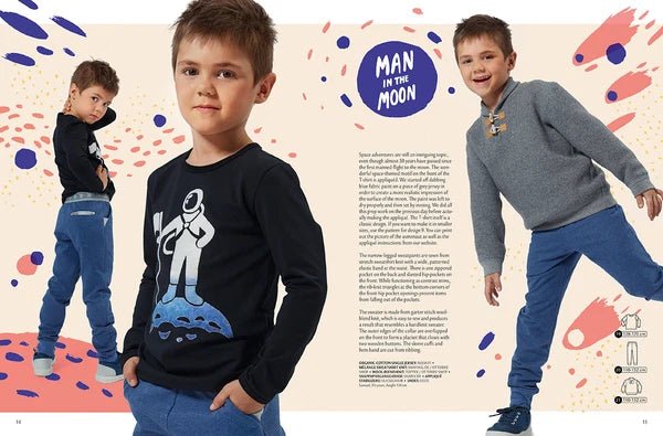 Zdjęcie magazynu z wykrojami odzieży dziecięcej OTTOBRE design Kids 4/2018 w języku angielskim – dostępnego online w sklepie Šarlotes audumi
