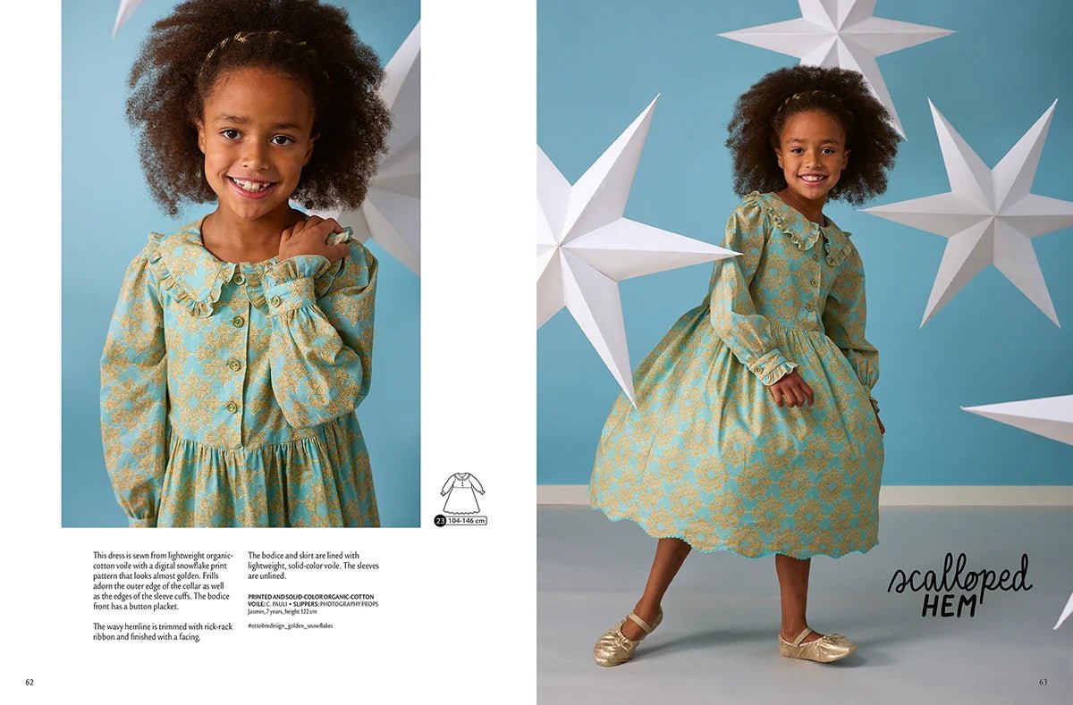 Zdjęcie magazynu wykrojów odzieży dziecięcej OTTOBRE design Kids 6/2022 w języku angielskim – dostępnego online w Charlotte Tkaniny