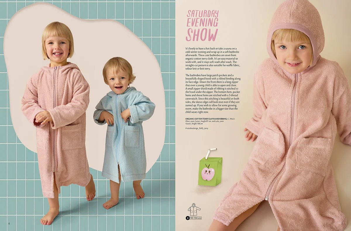 Zdjęcie magazynu wykrojów odzieży dziecięcej OTTOBRE design Kids 6/2022 w języku angielskim – dostępnego online w Charlotte Tkaniny
