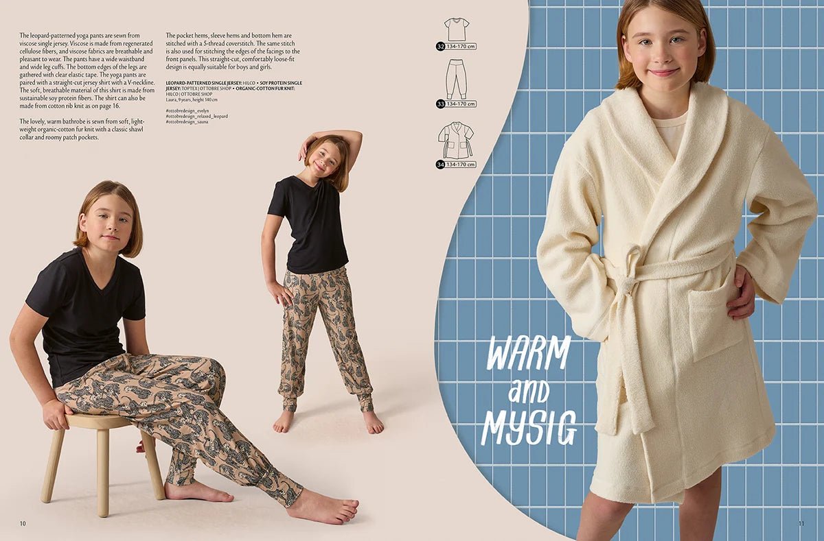 Zdjęcie magazynu wykrojów odzieży dziecięcej OTTOBRE design Kids 6/2022 w języku angielskim – dostępnego online w Charlotte Tkaniny