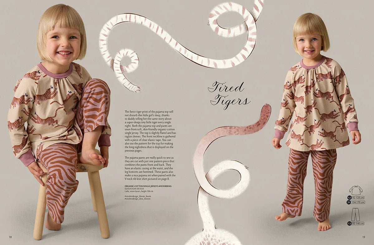 Zdjęcie magazynu wykrojów odzieży dziecięcej OTTOBRE design Kids 6/2022 w języku angielskim – dostępnego online w Charlotte Tkaniny