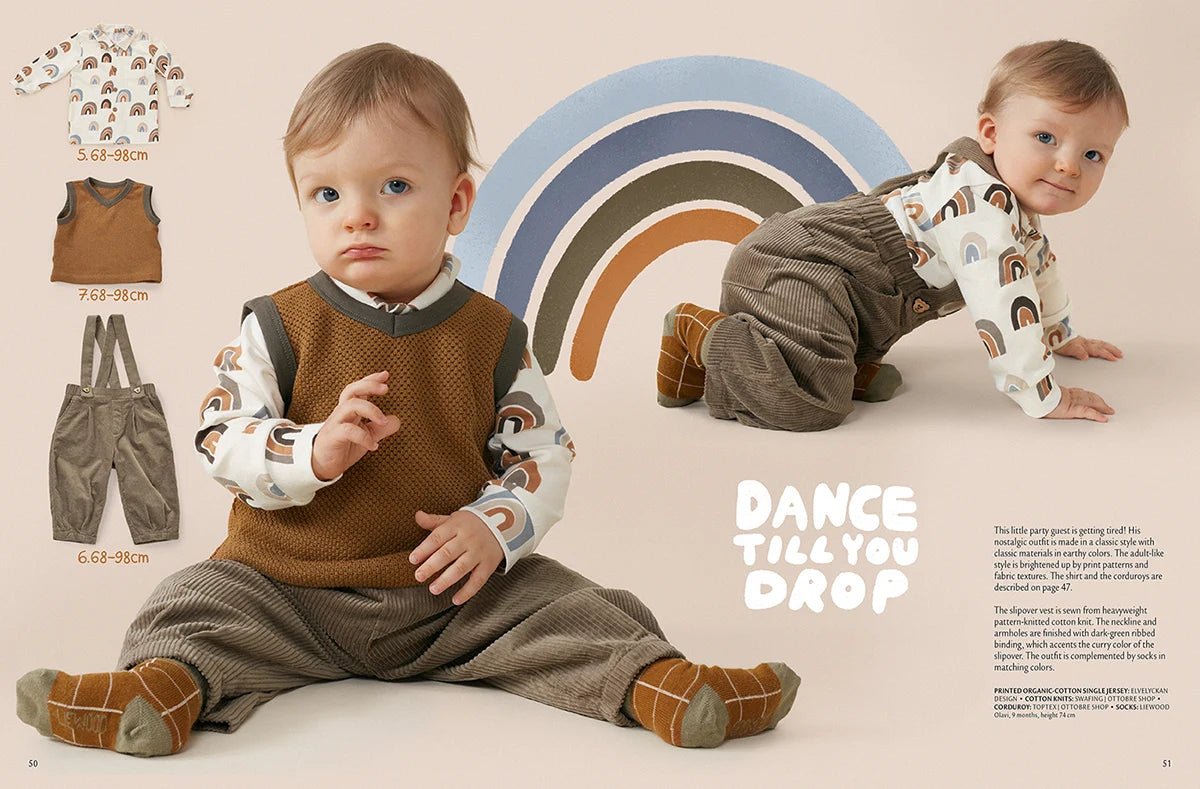Zdjęcie czasopisma z wykrojami odzieży dziecięcej OTTOBRE design Kids Zima w języku angielskim – dostępne online w sklepie Šarlotes audumi