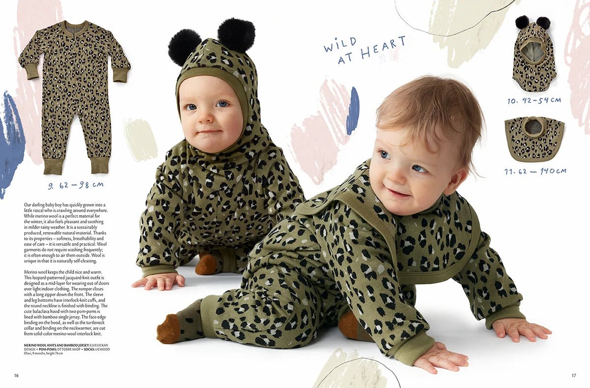 Zdjęcie czasopisma z wykrojami odzieży dziecięcej OTTOBRE design Kids Zima w języku angielskim – dostępne online w sklepie Šarlotes audumi