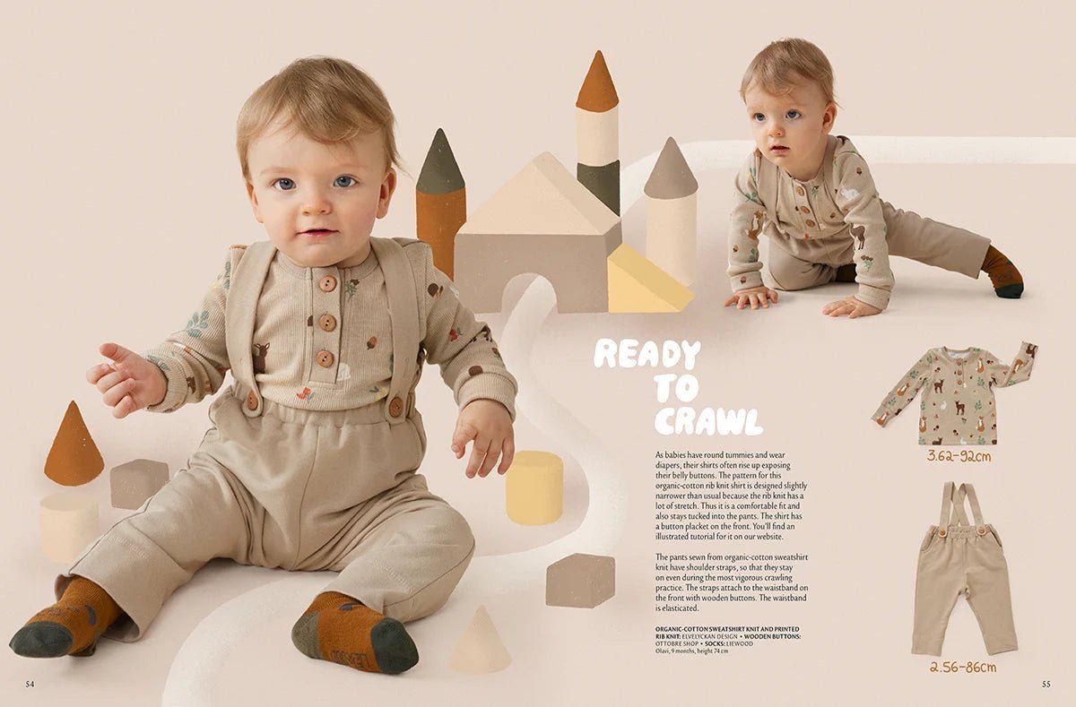 Zdjęcie czasopisma z wykrojami odzieży dziecięcej OTTOBRE design Kids Zima w języku angielskim – dostępne online w sklepie Šarlotes audumi