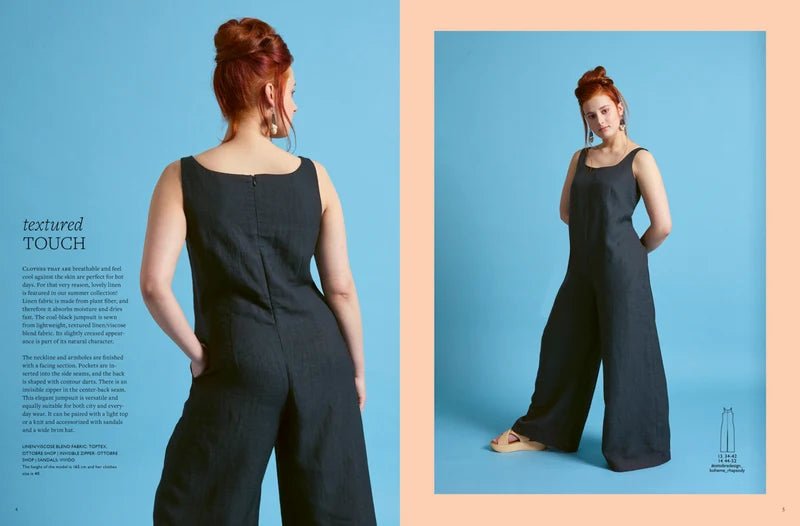Magazyn z wykrojami odzieży damskiej OTTOBRE design Woman 2/2024 w języku angielskim – dostępny online w sklepie Charlotte’s Stoffe