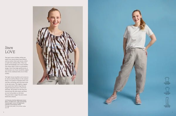 Magazyn z wykrojami odzieży damskiej OTTOBRE design Woman 2/2024 w języku angielskim – dostępny online w sklepie Charlotte’s Stoffe