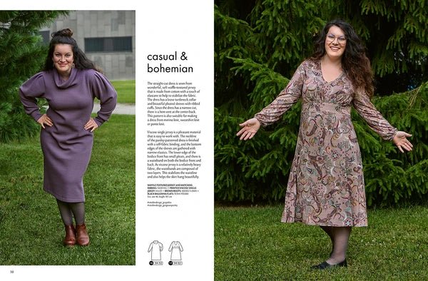 Zdjęcie czasopisma z wykrojami damskimi OTTOBRE design Woman 5/2022 w języku angielskim – dostępne online w Charlotte Tkaniny