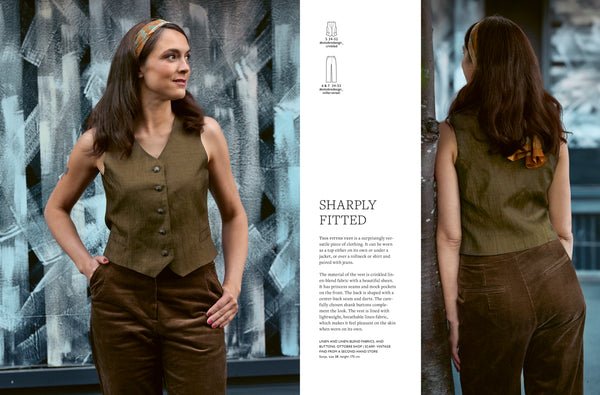 Okładka OTTOBRE design Woman 5/2023 – anglojęzyczny magazyn z wykrojami odzieży damskiej – dostępny online w sklepie Šarlotes audumi