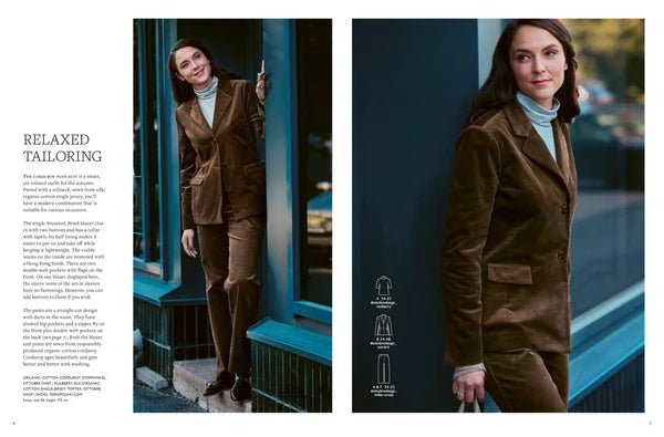 Okładka OTTOBRE design Woman 5/2023 – anglojęzyczny magazyn z wykrojami odzieży damskiej – dostępny online w sklepie Šarlotes audumi