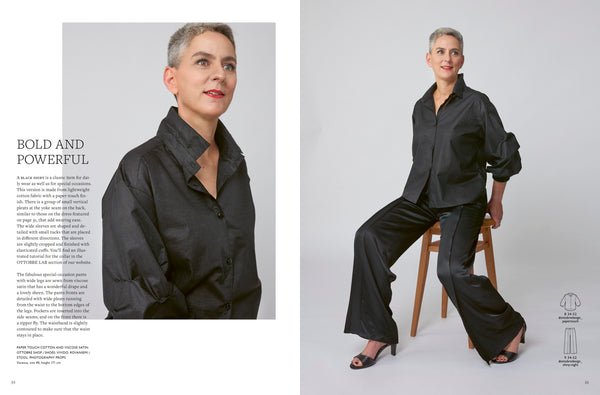 Magazyn z wykrojami damskimi OTTOBRE design Woman 6/2023 w języku angielskim – dostępny online w sklepie Charlotte Fabrics