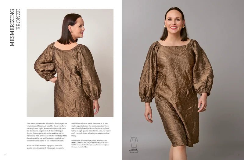 Magazyn z wykrojami damskimi OTTOBRE design Woman 6/2023 w języku angielskim – dostępny online w sklepie Charlotte Fabrics