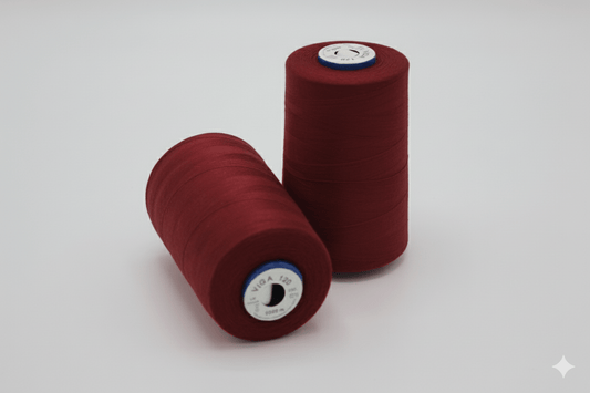 Image of Overlock Thread 5000 m - burgundy col.0122 – available at Šarlotes audumi