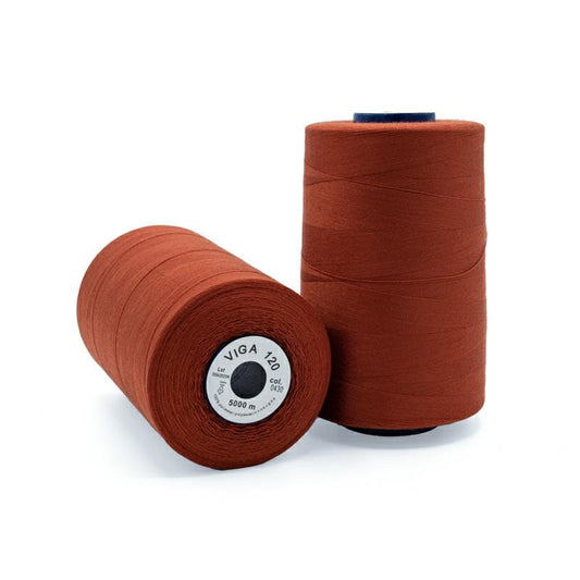 Overlock Thread 5000m - terracotta red col.0430
