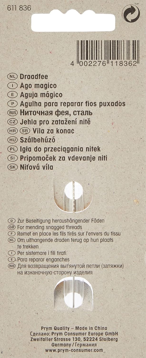 Pomocnik do ponownego nawlekania ściegów i nici