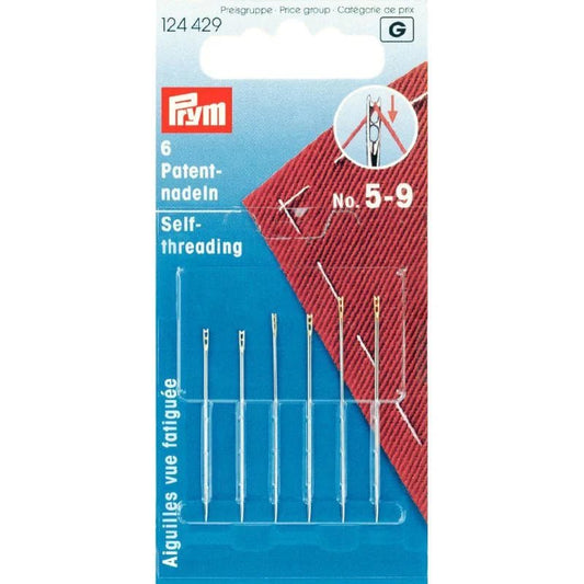 Zdjęcie z samonawlekającymi się igłami asortyment nr 5–9 (6 szt.) Prym – dostępne w Šarlotes audumi