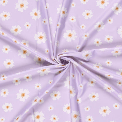 alt
Image of swimwear Lycra fabric with UPF50 protection – flowers on lilac 200 g/m² – available at Šarlotes audumi