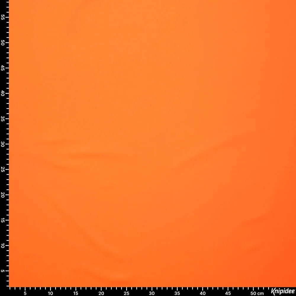 Swimwear lycra fabric - bright orange 200 g/m²