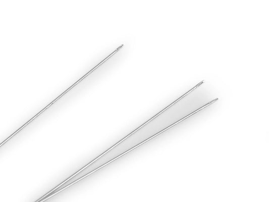 Wygięta igła do koralików 19 cm | Ø0.6 mm | 3 szt.