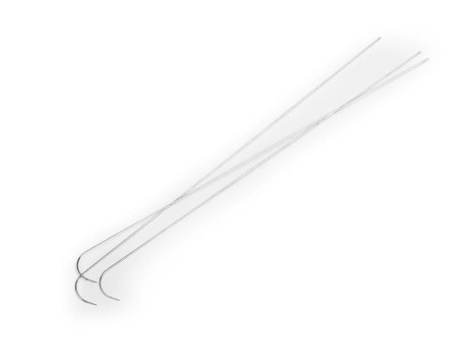 Zakrzywiona igła do koralików 19 cm | Ø0.6 mm | 3 szt.