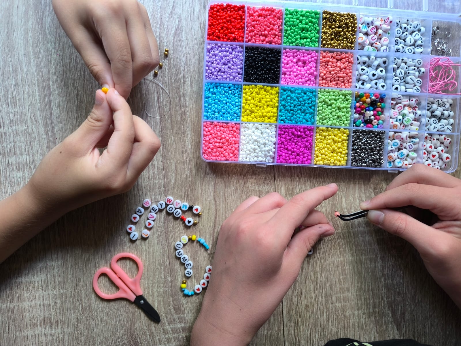 Bead kit with tools