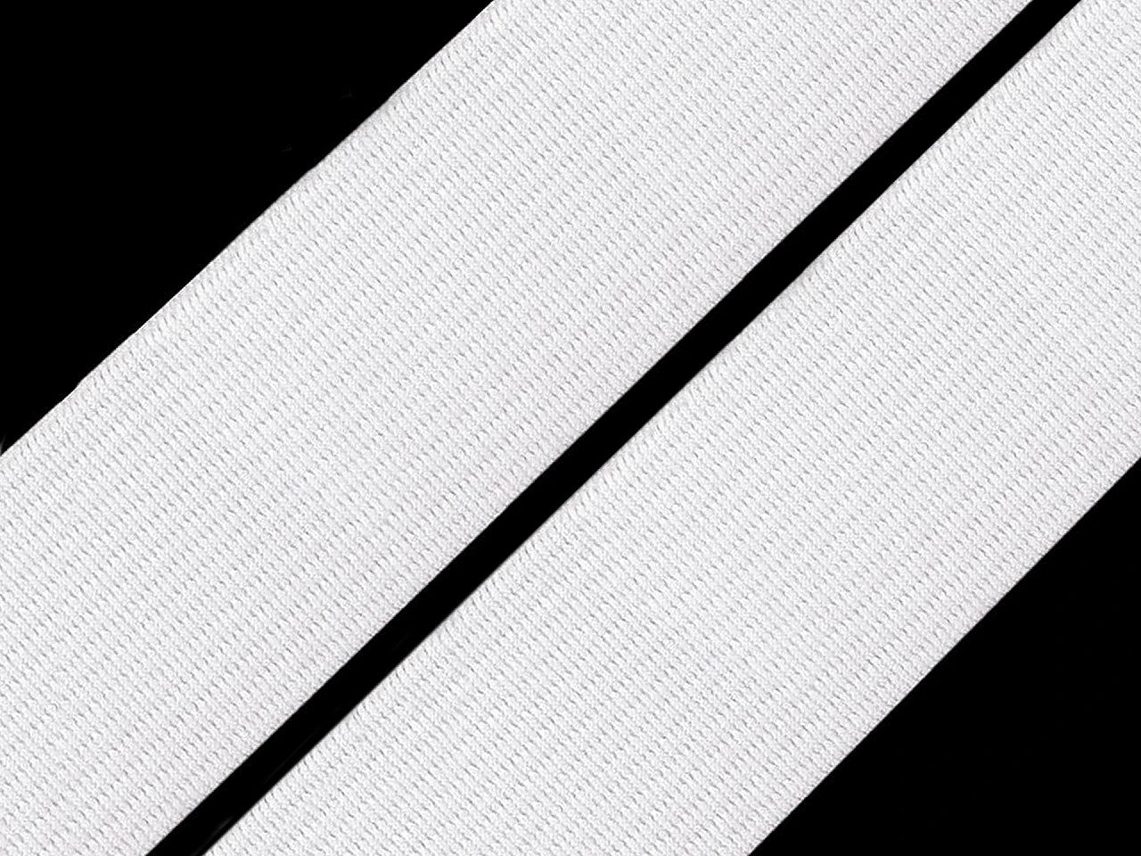 Flat elastic - 3.5 cm white