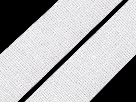 Flat elastic - 3.5 cm white