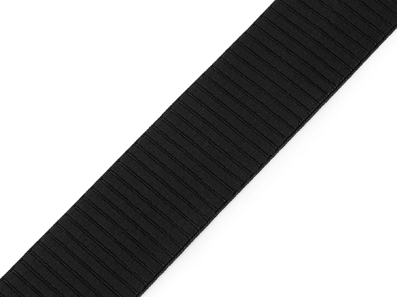 Płaska guma do bokserek - 3,8 cm czarna
