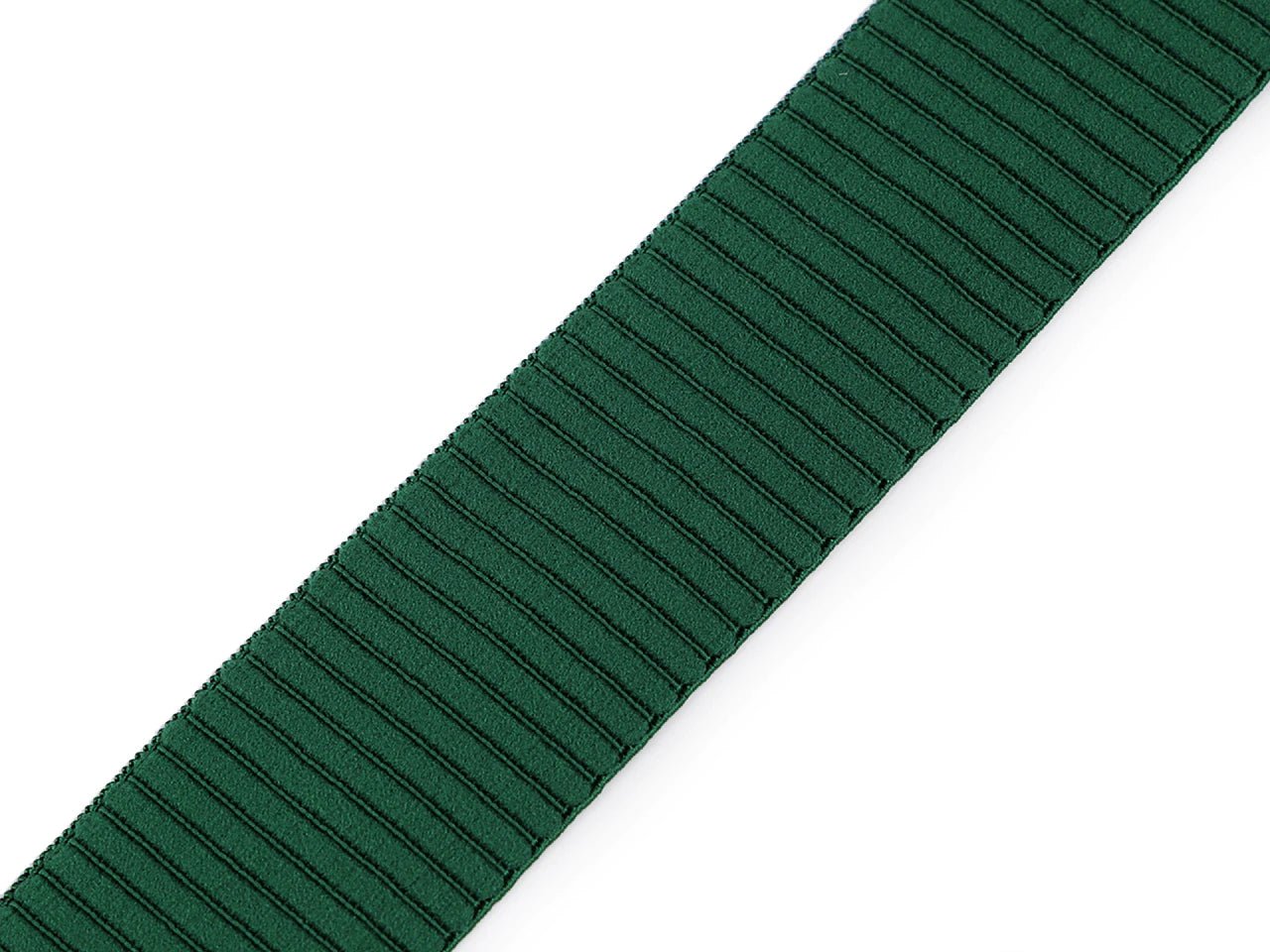 Płaska guma do bokserek - 3,8 cm ciemnozielona