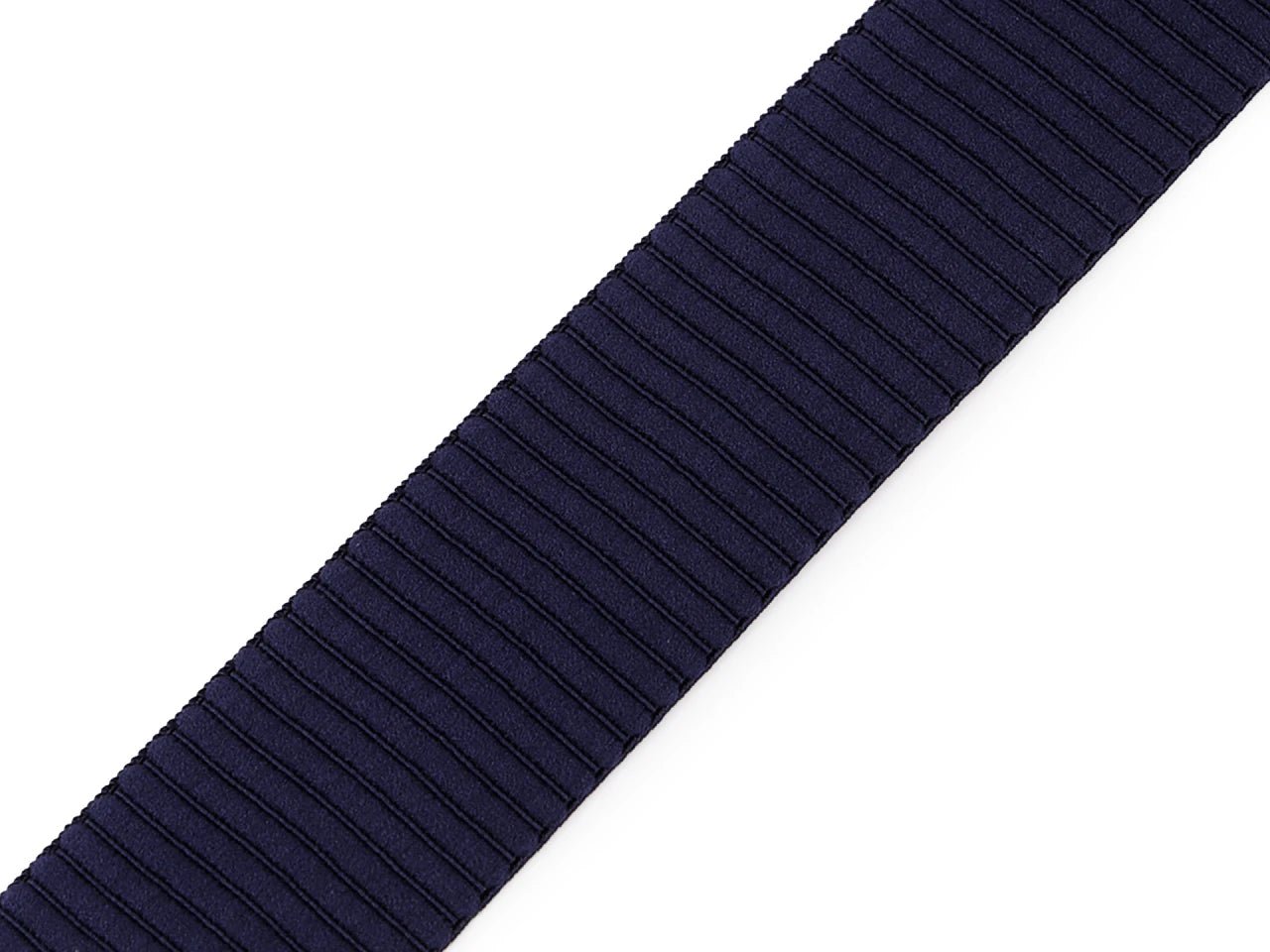 Flat elastic for boxer shorts - 3.8 cm dark blue