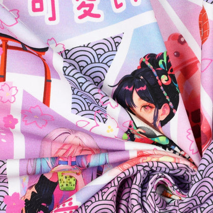 thin cotton jersey-Manga 200 g/m²