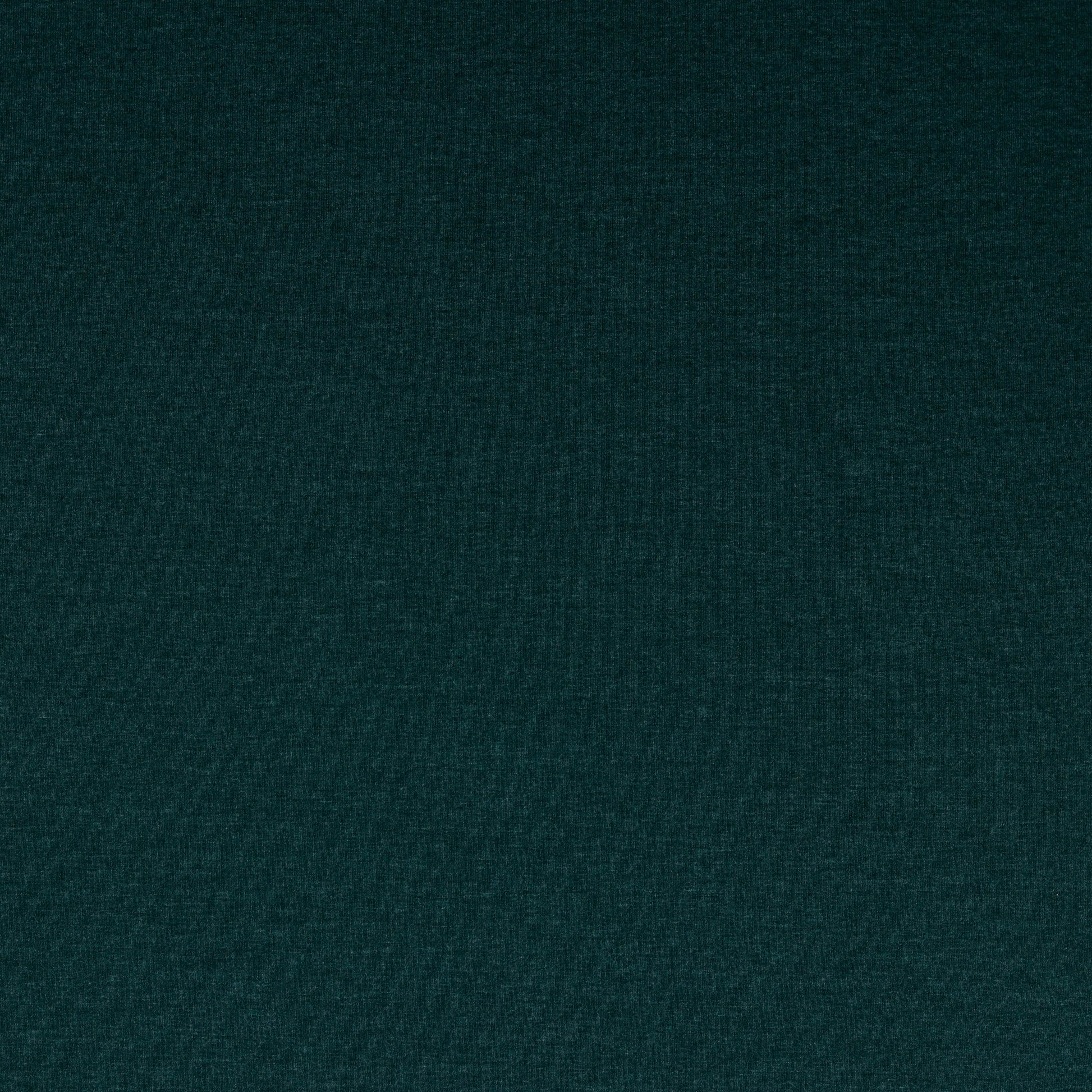 Thin cotton jersey - dark green melange 215 g/m²