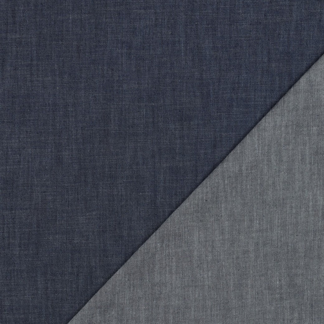 alt
Image of lightweight denim fabric for dresses, shirts - dark indigo blue 135 g/m² – available at Charlote Fabrics