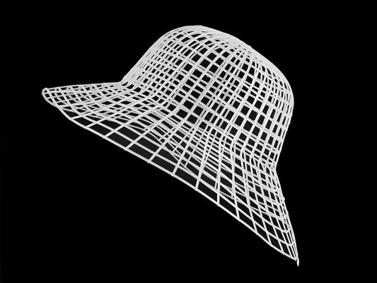 Plastic base for making hats | Diameter 35 cm | Height 26 cm