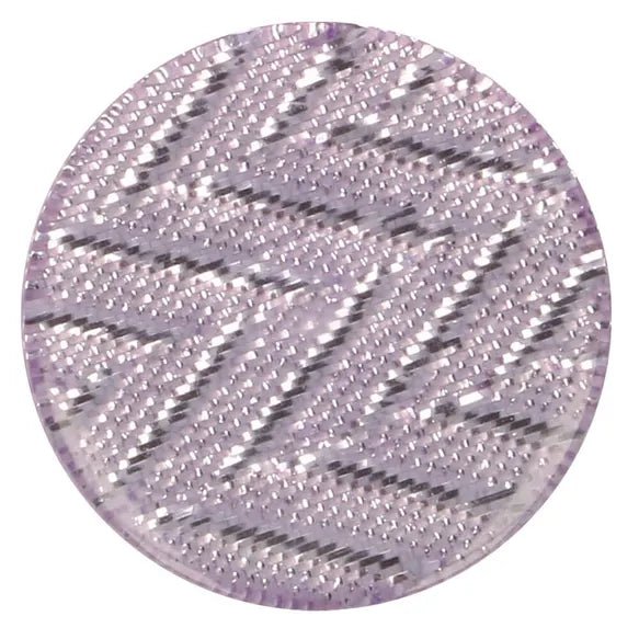Plastikowe guziki 25 mm – różowy wzór zygzaka