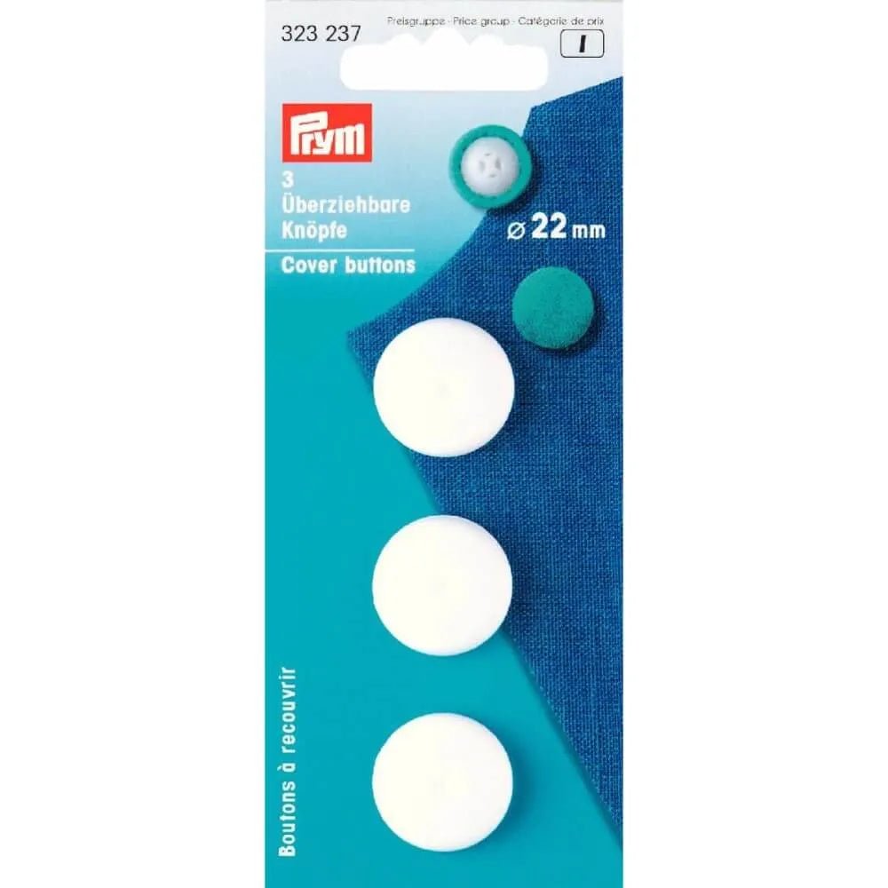 Plastmasas pogas pašapvilkšanai Prym| Ø 22 mm