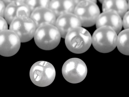 Image of plastic buttons, bead Ø8 mm| in various shades – available at Šarlotes audumi