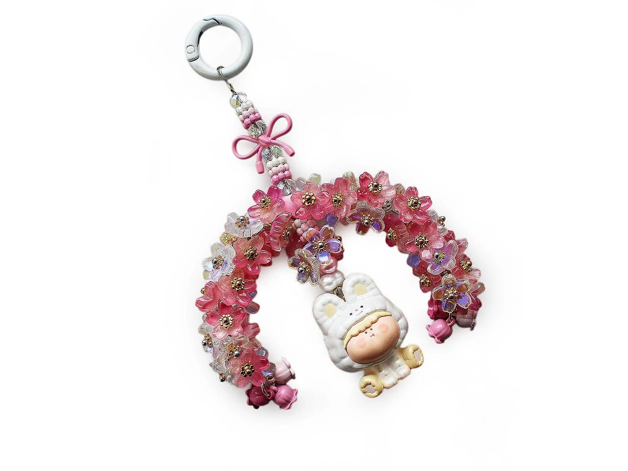 Image of plastic buttons, beads – flowers with a metal center Ø10 mm| various shades – available at Charlotte's fabrics