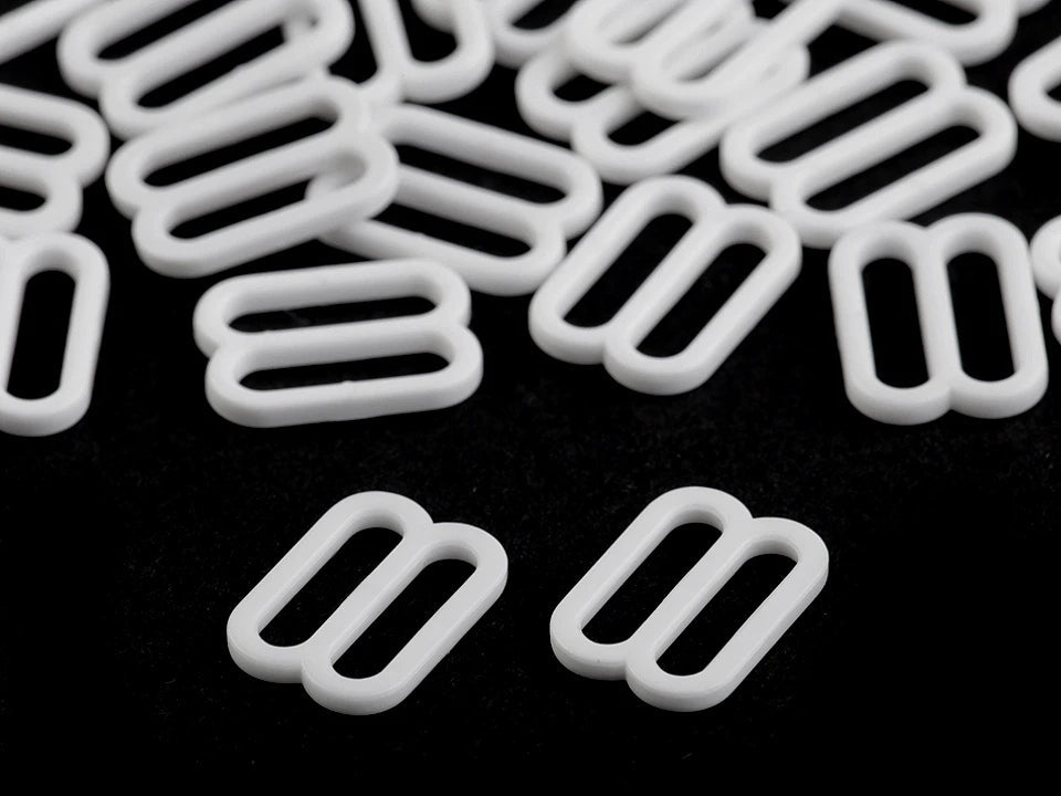 Plastic washer regulator 10 mm - white (pack of 2 pcs)