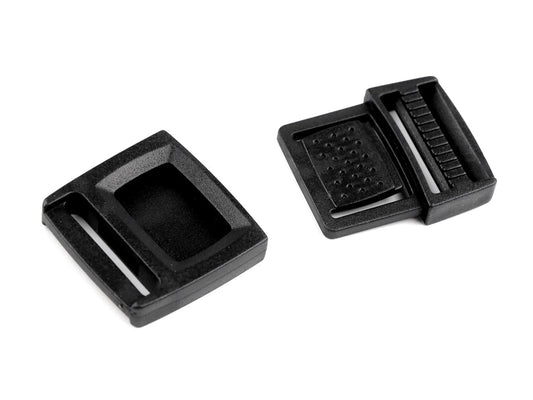 Plastikowa sprzączka – łącznik 30 mm – czarna (2 szt. w komplecie)