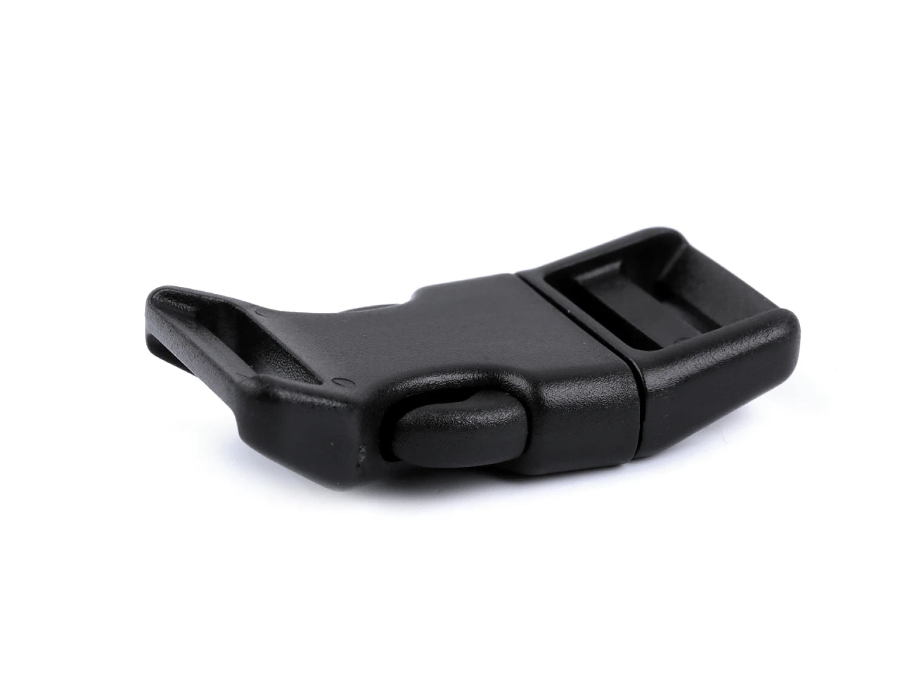 Plastic buckle connector - frost-resistant 20 mm - black (10 pcs. per set)