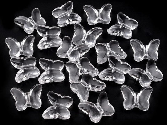 Obraz plastikowego koralika w kształcie motyla – dostępny online w sklepie Šarlotes audumi