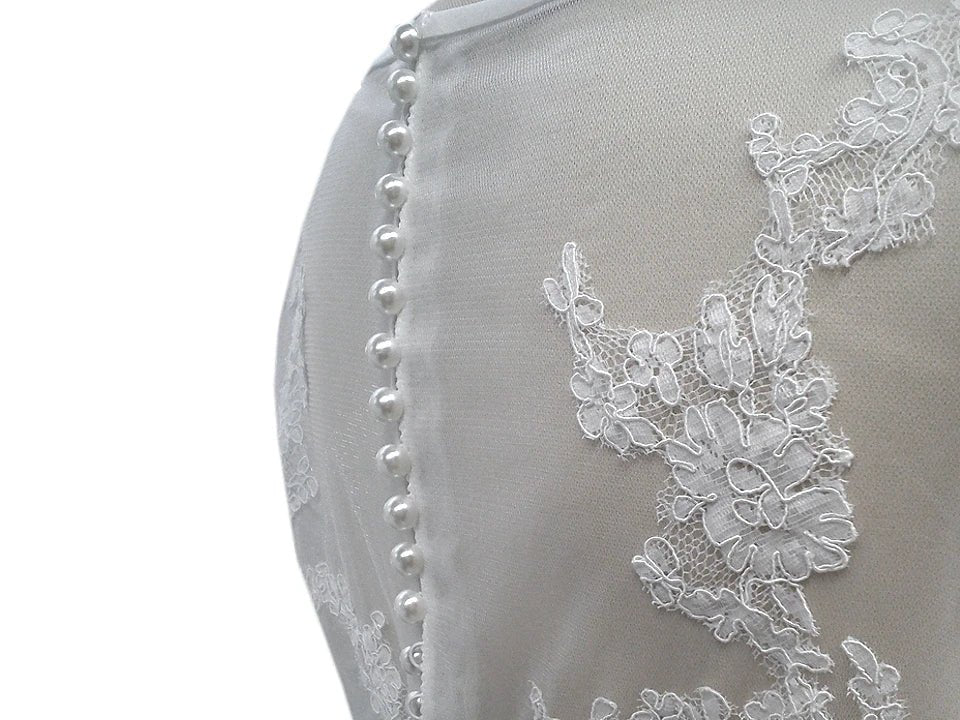 9 mm button pearl | white or warm white