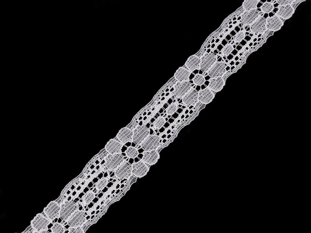 Polyamide lace - 1,8 cm white