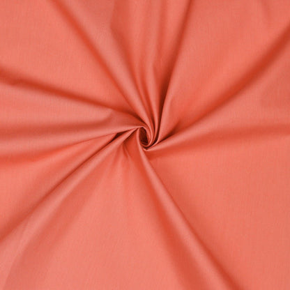 Premium 100% cotton fabric - coral 125 g/m²