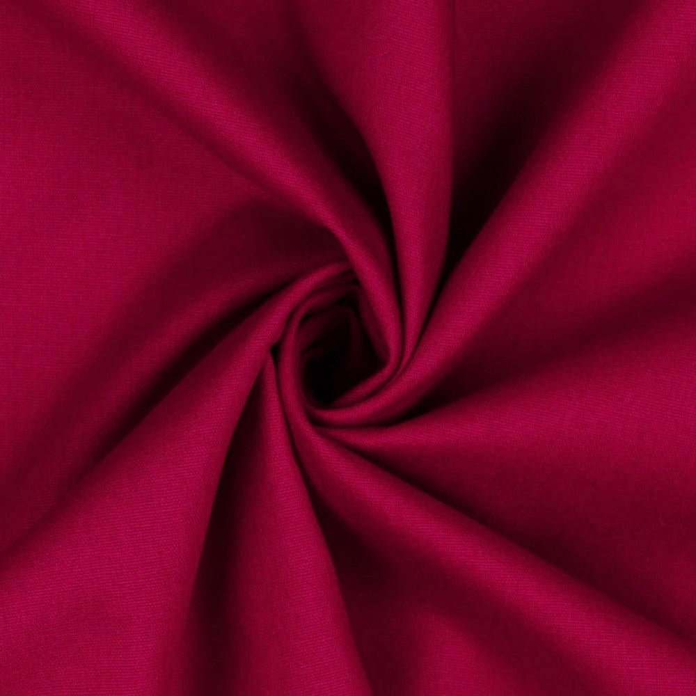 Premium 100% cotton fabric - bright berry tone 130 g/m²