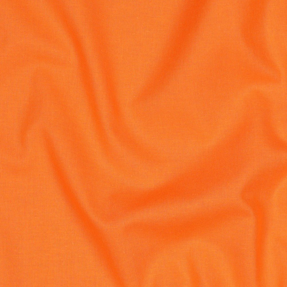 Premium 100% cotton fabric - orange 125 g/m²